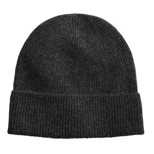NWT 100% Cashmere Beanie Hat - Gray